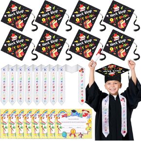 RETISEE 24 PCS رياض الأطفال في مرحلة ما قبل المدرسة مع Tassel و SASH و DIPLOMA 2025 هدية التخرج للأطفال (روضة الأطفال)