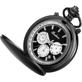 Boshiya متعدد الوظائف تقويم ساعة توقيت Silver Gold Gold Watch مع سوار