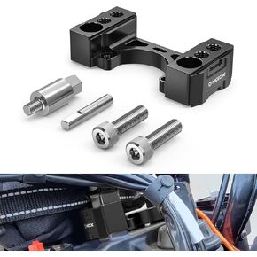 1" Handlebar Risers Kit Compatible with 790/890 Adventure S, R, & Rally Models 2019-2024, Compatible with Husqvarna Norden 901 2022-2023, 790 890 Adventure Accessories, Aluminum, Black