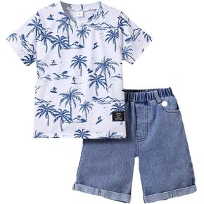 Toddler Girl Clothes - A Piece of Letter Graphic Print Short Sleeve - Little Girl Summer T Shirt Size 3~7T