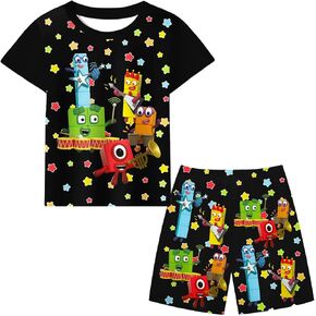 Little Boys Graphic Tshirt with Shorts Set Kids Casual Shorts Set Toddler Outfit