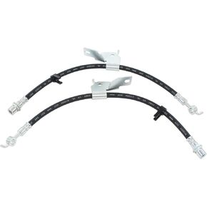 NewYall Front Driver and Passenger Side Brake Hose Line for Ford F150 2012-2014 Lincoln Mark LT