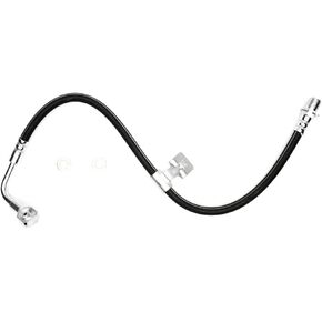Dynamic Friction Company Front Left Brake Line Hose Fits 1981-1986 Chevrolet C10, GMC C1500; 1987 Chevrolet R10, GMC R1500
