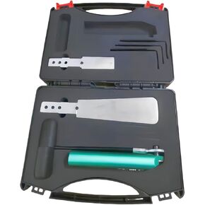 Auto Windshield disassembly Tool, with a Broach Handle, Three Types of Blades, and Two Specifications of Blades
