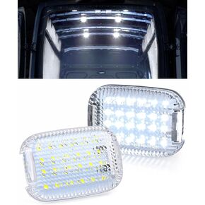 2 Transit Interior Cabin Courtesy Lights Cargo Load Space Area Dome Lights Replacement for 2014-2024 Ford Transit 150 250 350 350 HD Van Transit Connect, White LED 6000K w/Clear Lens