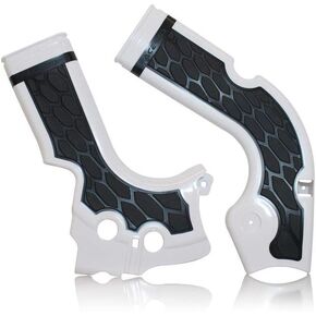 Acerbis X-Grip Frame Guard (White/Black) for 23-24 Husqvarna FC250