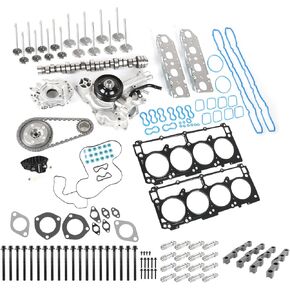 Engine Timing Chain Kit Fit for Avenger 2008-2014, Caliber 2007-2012, Journey 2009-2018, Compass/Patriot 2007-2017, Sebring 2007-2010 2.0L 2.4L Automotive Replacement Part Sets w/Tensioner,Guide Rail