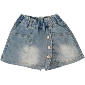 Peacolate 2-10y Little & Big Girls Denim Shorts Summer Shorts Teens مرنة الجينز القصيرة