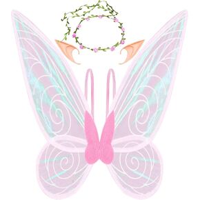 U-Goforst Fairy Wings للبالغين أجنحة الفراشة للبنات Angel Wing Wing Halloween Dress Op Cosplay