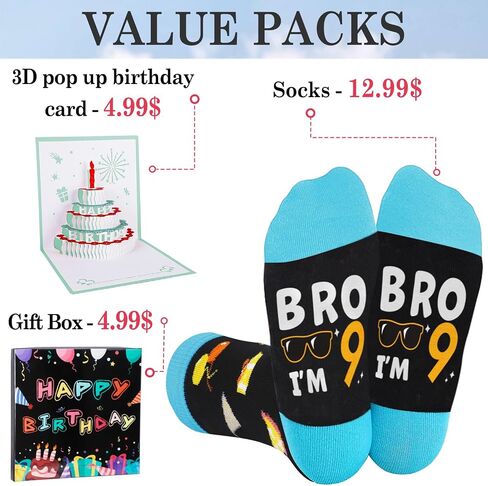 Birthday Gifts for Boys, 5-12 Years Old Sock for Boys, Presents for 10-12 Year Boy in Saudi Arabia