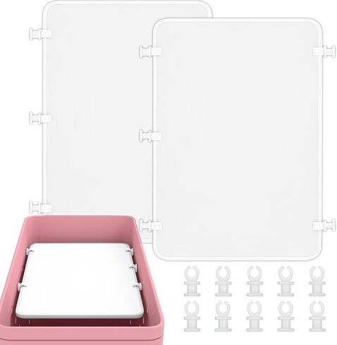 2Pcs Divider Tray for Bogg Bag, Insert Dividers for Original XL Bogg Bag Accessories Inserts Beach Accessories Suitable for Simply Southern/Original Tote (White) in Saudi Arabia