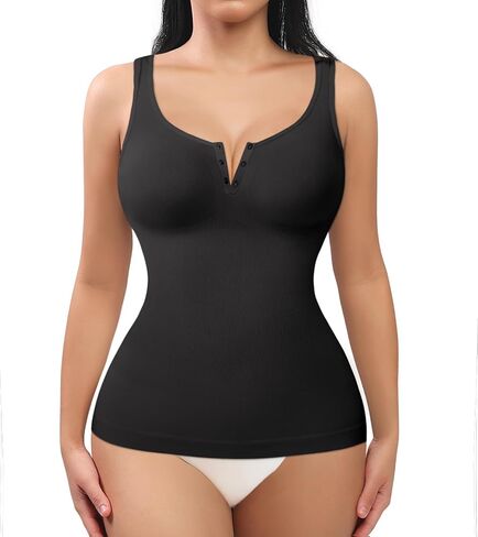 Shapewear Tank Tops for Women Tummy Control Cami Shaper Compression Tanks Slimming Camisole in Saudi Arabia