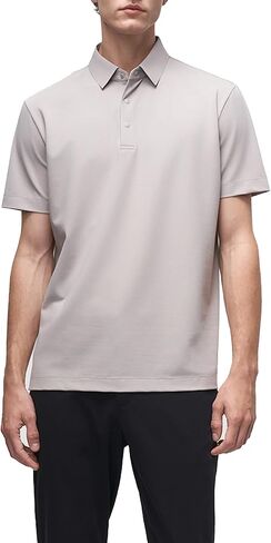 Mens Polo Shirts Casual Button Classic Work Shirt Summer T Shirt Stylish Golf Tops in Kuwait