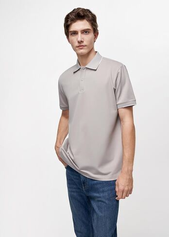 Mens Polo Shirts Casual Button Classic Work Shirt Summer T Shirt Stylish Golf Tops in Kuwait