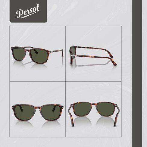 Persol PO3019S Square Seprases for Men + Bundle with Designer Iwear Kit in Kuwait