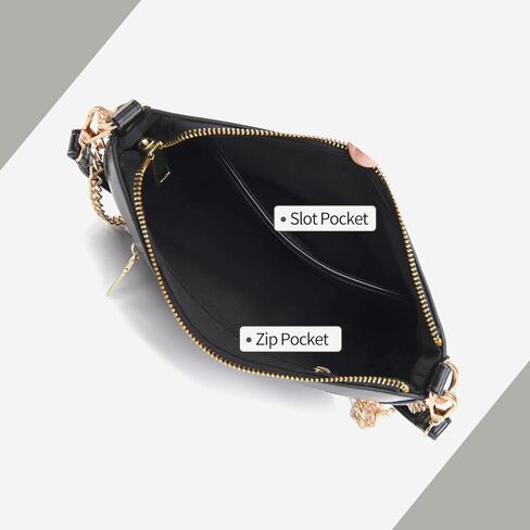 Small Shoulder Bag for Women Trendy Purse Retro Vegan Leather Hobo Purses Clutch Tote HandBags with Zipper Closure in Kuwait