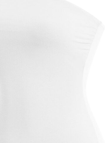 Mixmatchy Women's Basic Casual Long Bandeau Tube Top Top Briterless Lundershirts in Kuwait