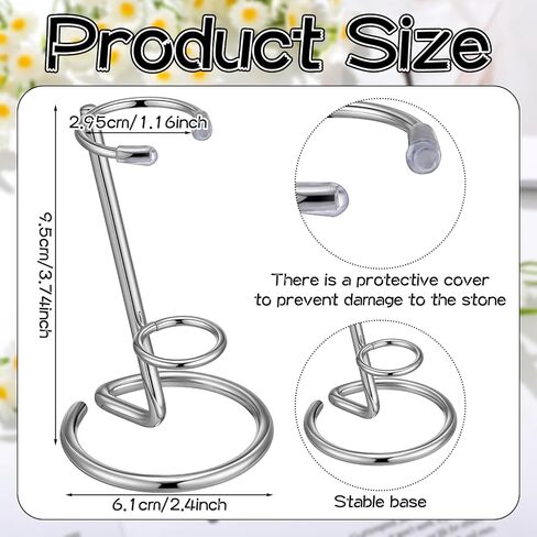 8 Pcs Small Crystal Wand Display Stand Metal Rock Wand Holder Iron Arms Display Stand for Small Gemstones Crystal Mineral Agate in Kuwait