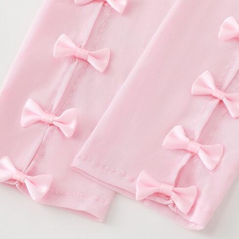 BABEYOND Lace Gloves for Women - Princess Gloves Long Stretchy Bow Mesh Tulle Sheer for Costume Opera Party in Kuwait
