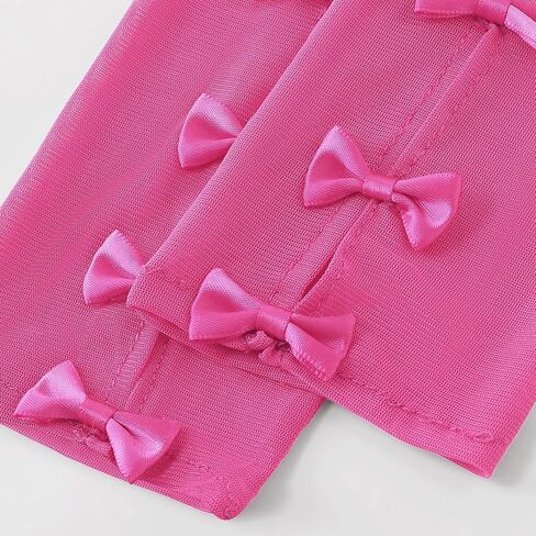 BABEYOND Lace Gloves for Women - Princess Gloves Long Stretchy Bow Mesh Tulle Sheer for Costume Opera Party in Kuwait