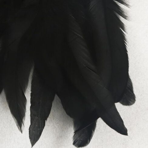 Black Lace Feather Gloves Cuffs for Women Cosplay Costume Accessories with Swan Wrist Bands in Saudi Arabia