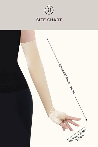 BABEYOND Opera Gloves for Women - Halloween Costume Long Satin Fingerless Gloves Stretchy Adult Size Elbow Length in Saudi Arabia