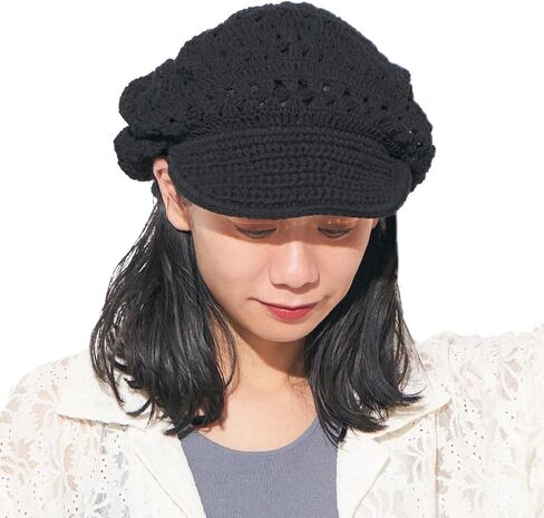 قبعات دانتيل عتيقة للسيدات مع Visor و Cotton Sun Hat و Summer Raffia Capty مصنوعة يدويًا in Kuwait