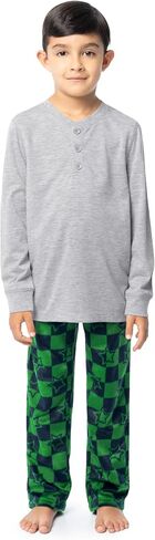 فاكهة لول الأولاد الأكمام الطويلة جيرسي هينلي أعلى و Fleece Pant Sleep Pajama in Kuwait