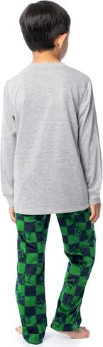 فاكهة لول الأولاد الأكمام الطويلة جيرسي هينلي أعلى و Fleece Pant Sleep Pajama in Kuwait