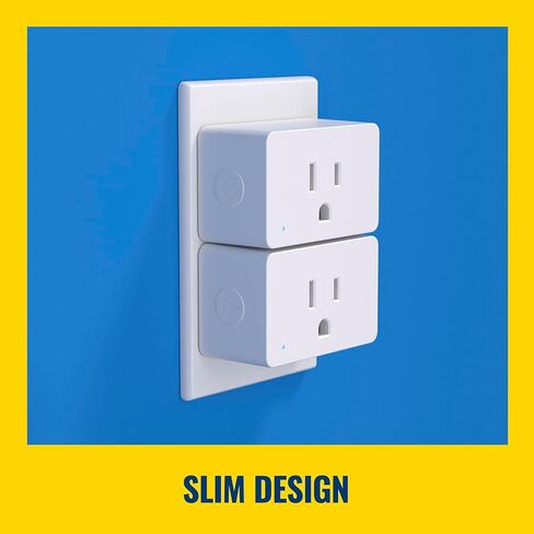 WiZ Connected WiZ Smart Plug Gen 2 - حزمة من 1 - النوع B - يتصل بشبكة Wi-Fi الموجودة لديك بسرعة 2.4 جيجا هرتز - تطبيق التحكم - يعمل مع Google Home، وAlexa، وSiri Shortcuts - لا يتطلب محورًا in Kuwait