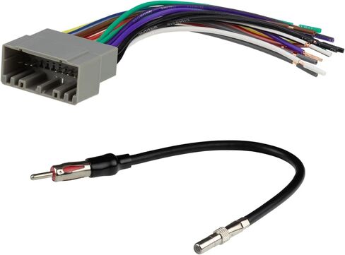 Scosche ICCR3BN Single DIN Radio Install Dash Kit Compatible with Select 2002-07 Chrysler, Dodge & Jeep Vehicles - Complete Basic Car Stereo Installation Kit - See Vehicle Fit Guide in Images in Kuwait