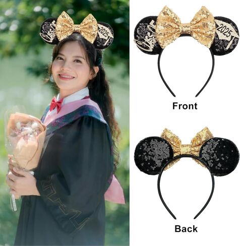 Kiddale Mouse Ears Headband for Graduation Park Trip Grad Decoration in Saudi Arabia
