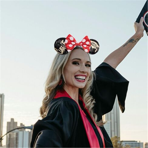 Kiddale Mouse Ears Headband for Graduation Park Trip Grad Decoration in Saudi Arabia