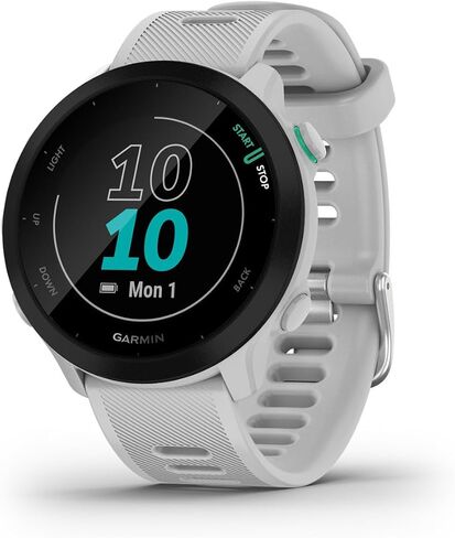 Garmin Forerunner 55, GPS Running Watch with Daily Suggested Workouts, Up to 2 Weeks of Battery Life, Black - 010-02562-00 | Daily Suggested Workouts, Up to 2 Weeks of Life in Kuwait