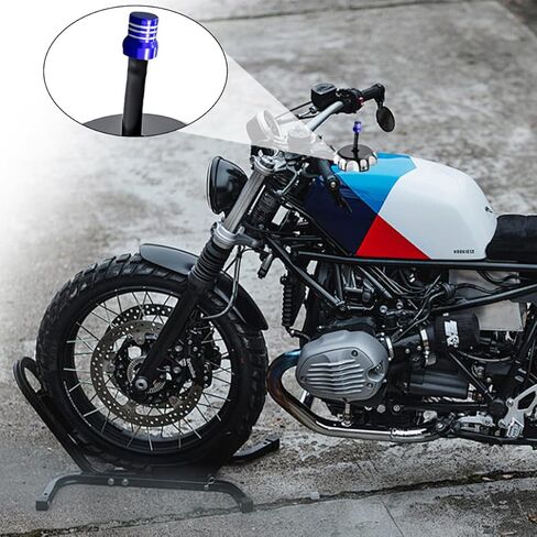 2 PCS Breather Hose Gas Fuel Tank Cap, CNC One Way Tank Vent Tube with Aluminum Breather Valve, Universal for ATV Quad Off-Road Pit Dirt Bike, Motorcycle Accessories (Orange) in Kuwait