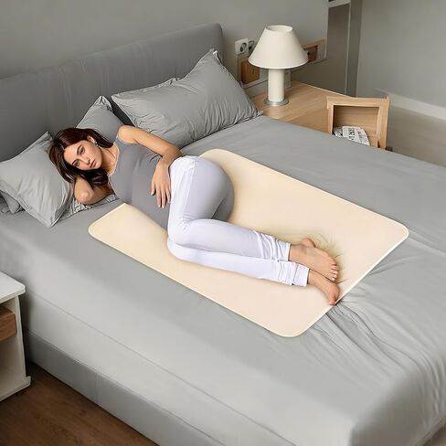 Washable Nursing Pad, Waterproof and Reusable High Absorbency Incontinence Bed Pad, Leak Proof Mattress Protector, Suitable for Patients, The Elderly and Pregnant Women(80 * 120CM) in Saudi Arabia