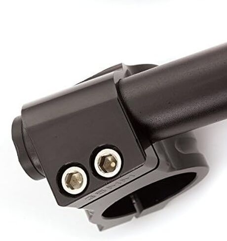30mm 7/8" Motorcycle Aluminum CNC Regular Fork Tube Clip On Handlebar Replaceable Fit for Universal Bike Cafe Racer Black in Saudi Arabia