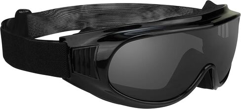 Bikershades Motorcycle Goggles Cover Fit Over Eey Glasses Sunglass Smoke Clear Yellow High Definition Amber Lens in Kuwait