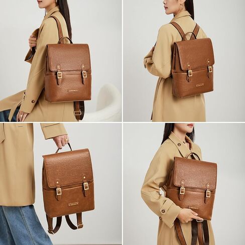 Cnoles Women Leather Backpack Purse Fashion Ladies Vintage Casual Convertible Backpack Bag Travel Daypacks Bags in Kuwait