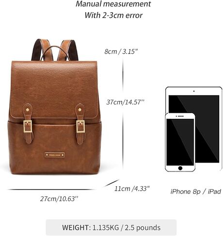 Cnoles Women Leather Backpack Purse Fashion Ladies Vintage Casual Convertible Backpack Bag Travel Daypacks Bags in Kuwait