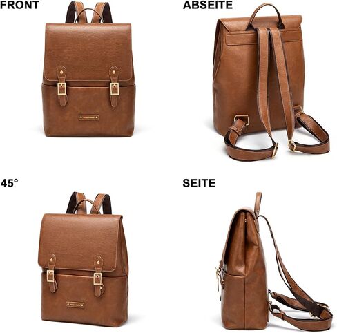 Cnoles Women Leather Backpack Purse Fashion Ladies Vintage Casual Convertible Backpack Bag Travel Daypacks Bags in Kuwait
