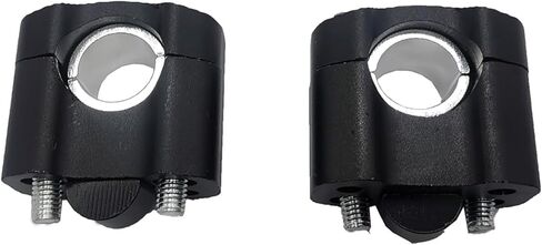 7/8" to 1 1/8" HandleBar Risers Mount Clamps Risers Adaptor for Dirt Pit Bike ATV Motorcycle (BLACK) in Kuwait