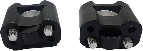 7/8" to 1 1/8" HandleBar Risers Mount Clamps Risers Adaptor for Dirt Pit Bike ATV Motorcycle (BLACK) in Kuwait