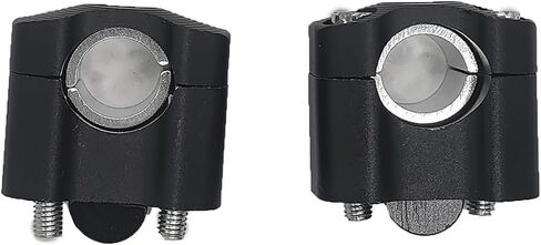 7/8" to 1 1/8" HandleBar Risers Mount Clamps Risers Adaptor for Dirt Pit Bike ATV Motorcycle (BLACK) in Kuwait
