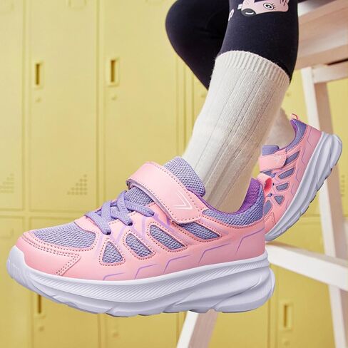 Boys Girls Shoes Kids Running Shoes Non Slip Athletic Walking Tennis Shoes Lightweight Sneakers for Toddler/Little Kid/Big Kid in Saudi Arabia