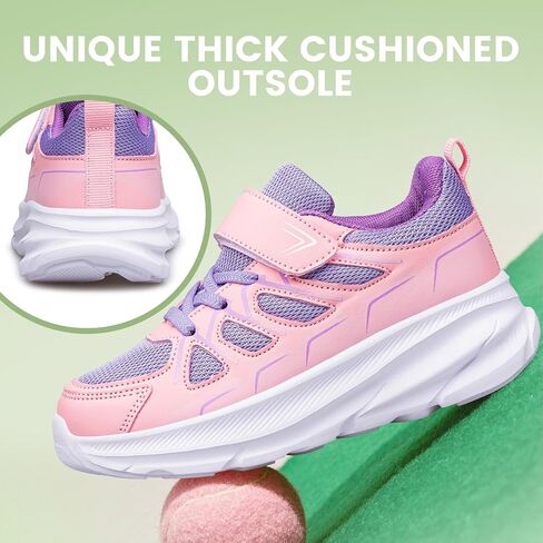 Boys Girls Shoes Kids Running Shoes Non Slip Athletic Walking Tennis Shoes Lightweight Sneakers for Toddler/Little Kid/Big Kid in Saudi Arabia