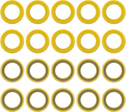 20Pcs 26-830749 Gearcase Drain Plug Seal Washer Gaskets, Lower Unit Grease Gaskets, Gearcase Lube Drain Screw Washer Compatible with Mercury Marine/Mercruiser in Saudi Arabia