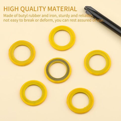 20Pcs 26-830749 Gearcase Drain Plug Seal Washer Gaskets, Lower Unit Grease Gaskets, Gearcase Lube Drain Screw Washer Compatible with Mercury Marine/Mercruiser in Saudi Arabia