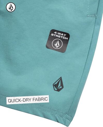 Volcom Toddler Boy Shorts Set - 2 Piece Short Sleeve Graphic Tees and Tech Stretch Shorts for Boys - Toddler Summer Clothes in Saudi Arabia