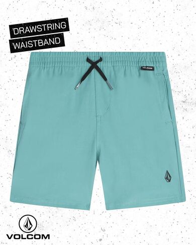 Volcom Toddler Boy Shorts Set - 2 Piece Short Sleeve Graphic Tees and Tech Stretch Shorts for Boys - Toddler Summer Clothes in Saudi Arabia
